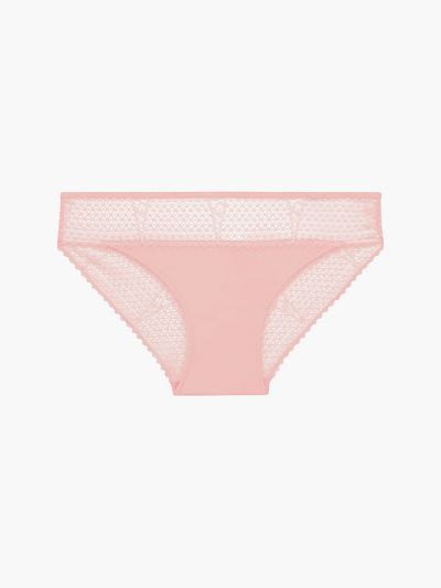 Calvin Klein Underwear HU636091 | Calvin Klein Triangle Lace Női Bikini Alsó Rózsaszín